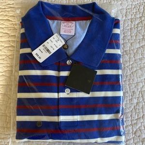 Brooks Brothers Men’s Striped Polo Shirt Size XXL